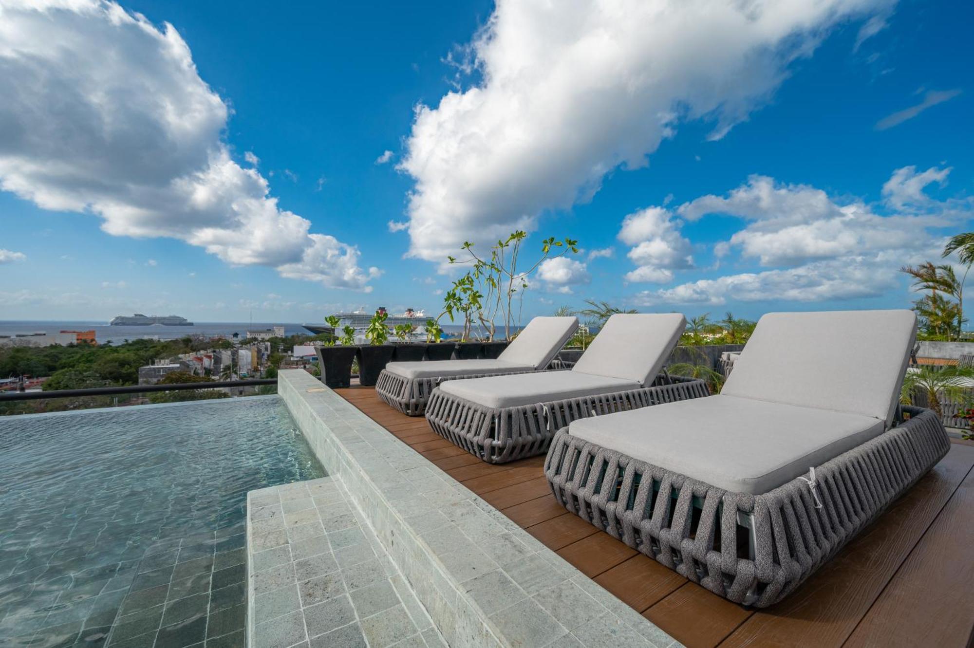 Kippal - Modern Oasis - Aparthotel Cozumel Eksteriør billede